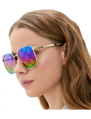 Gucci GG0802S 004 Occhiale da sole con lenti multicolor - Ottica Mauro