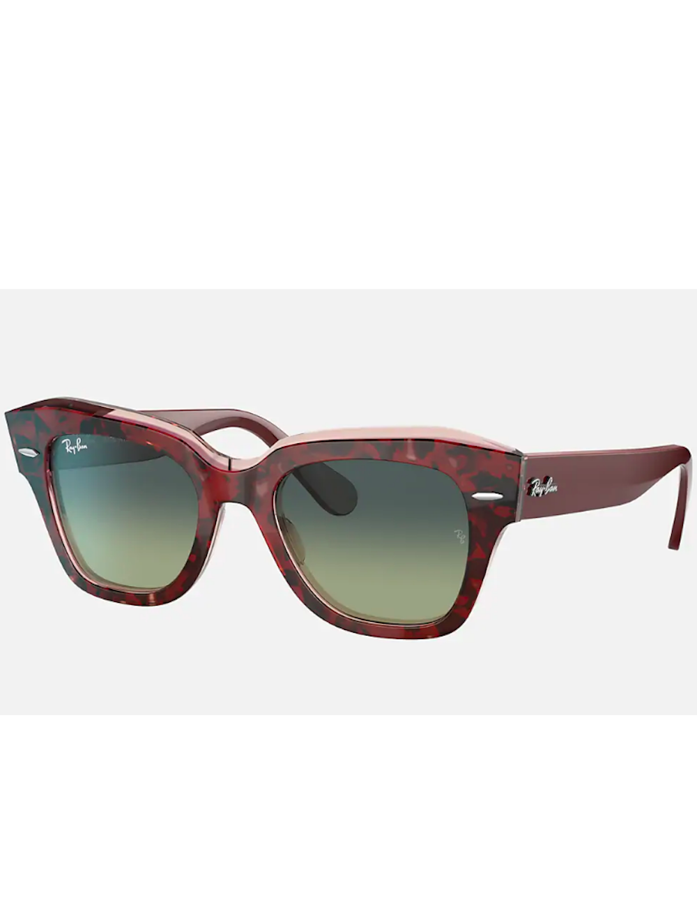 Ray Ban State Street RB2186 1323BH Occhiali da sole squadrati -  Otticamauro.biz