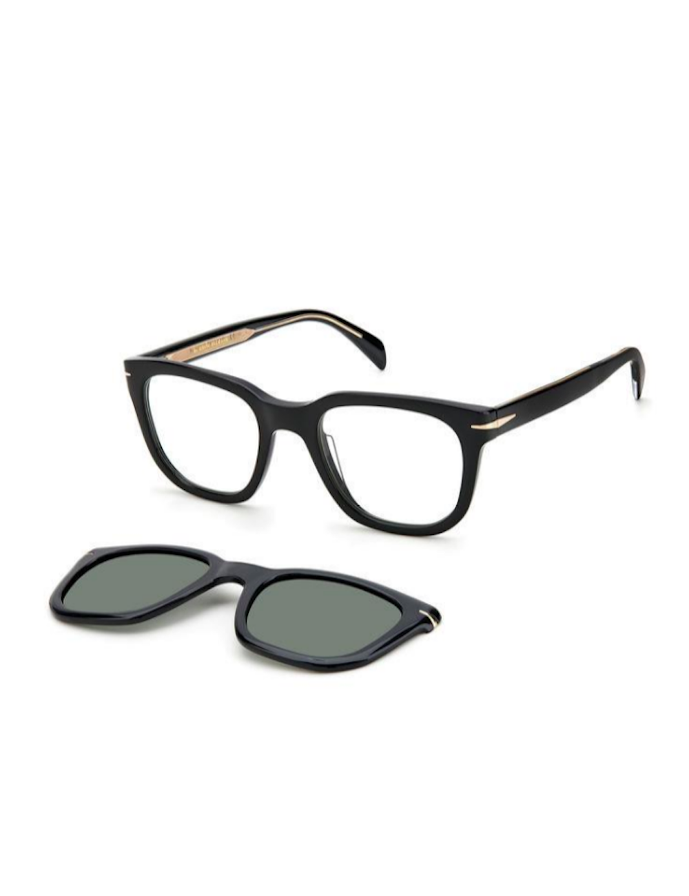 David Beckham DB 7043/CS 807 men eyeglasses with clip-on – Ottica Mauro