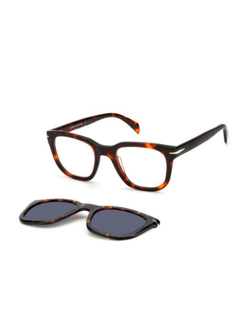 David Beckham DB 7043/CS 807 men eyeglasses with clip-on