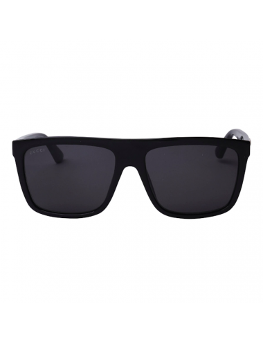Gucci - Rectangular Frame Sunglasses - Black Grey - Gucci Eyewear - Avvenice