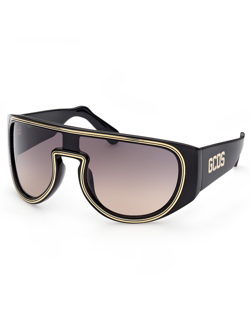GCDS GD0014 01B occhiali da sole a mascherina – Otticamauro.biz