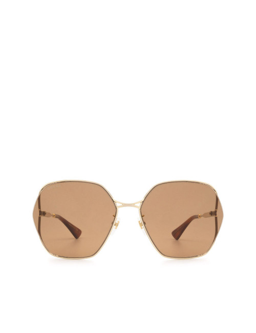 Gucci Logo GG0818SA 004 Occhiali da sole donna in metallo - Otticamauro.biz