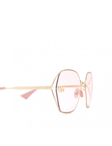 Gucci Pink / Gold Gg0818sa - 003 Sunglasses Listed By Mel Violet Shop -  Tradesy
