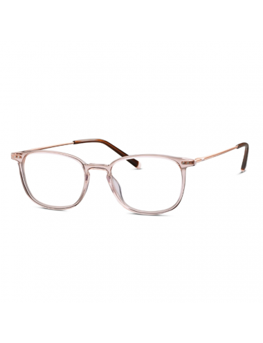 Humphrey's eyewear 581065 50 transparent pink acetate square eyeglasses