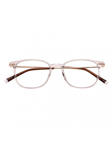 Humphrey's eyewear 581065 50 transparent pink acetate square eyeglasses