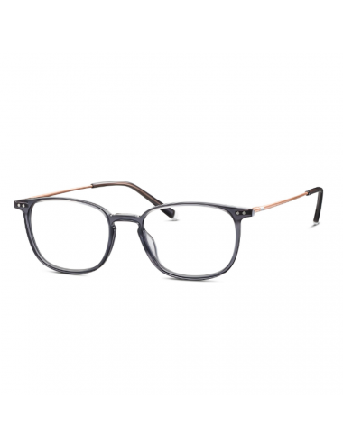 Humphrey's eyewear 581065 30 grey transparent acetate square eyeglasses