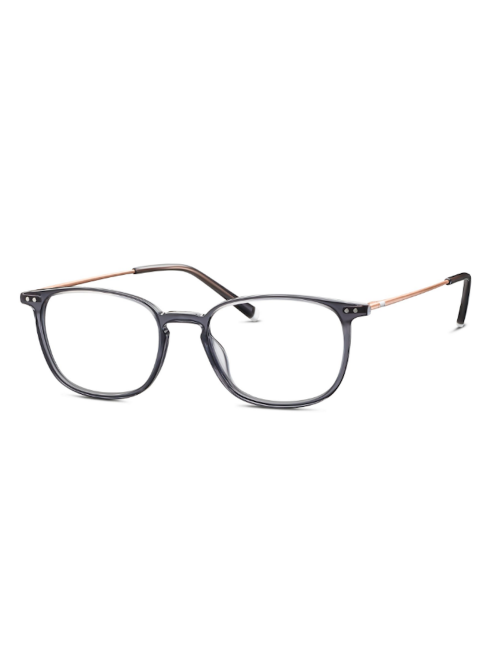 Humphrey's eyewear 581065 30 grey transparent acetate square eyeglasses