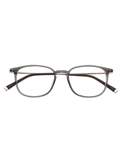 Humphrey's eyewear 581065 30 grey transparent acetate square eyeglasses