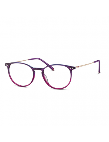 Humphrey's eyewear 581066 59 Violet transparent acetate round eyeglasses