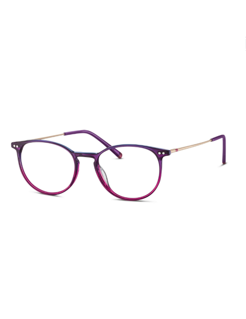 Humphrey's eyewear 581066 59 occhiali da vista rotondi in acetato viola rosa