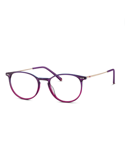 Humphrey's eyewear 581066 59 Violet transparent acetate round eyeglasses