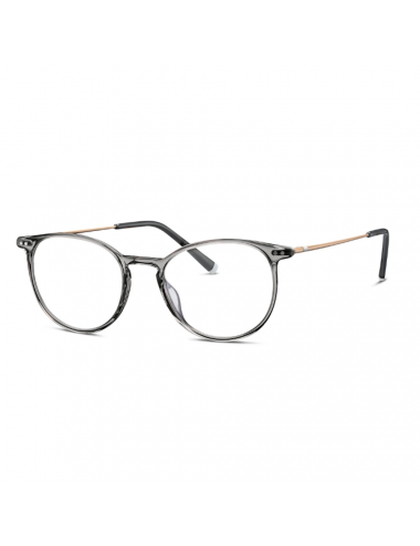 Humphrey's eyewear 581066 30 occhiali da vista rotondi in acetato grigio trasparente