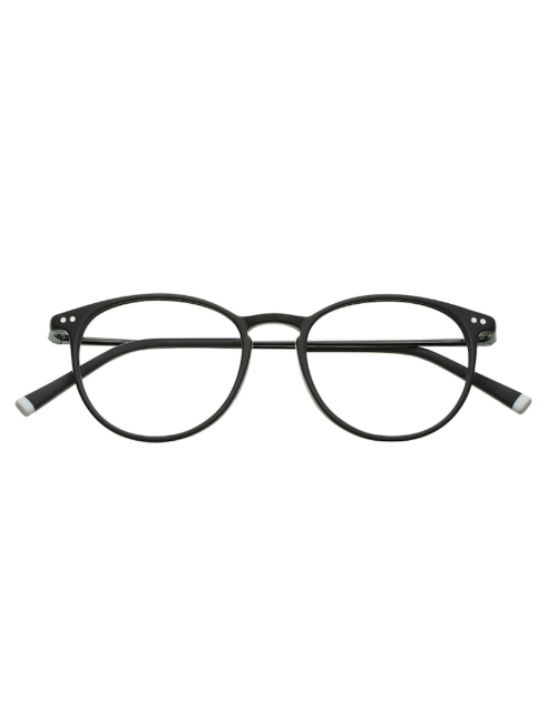 Humphrey's eyewear 581066 10 occhiali da vista rotondi in acetato nero