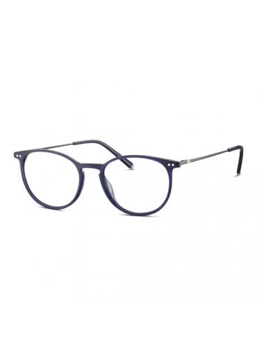 Humphrey's eyewear 581066 71 occhiali da vista rotondi in acetato blu scuro