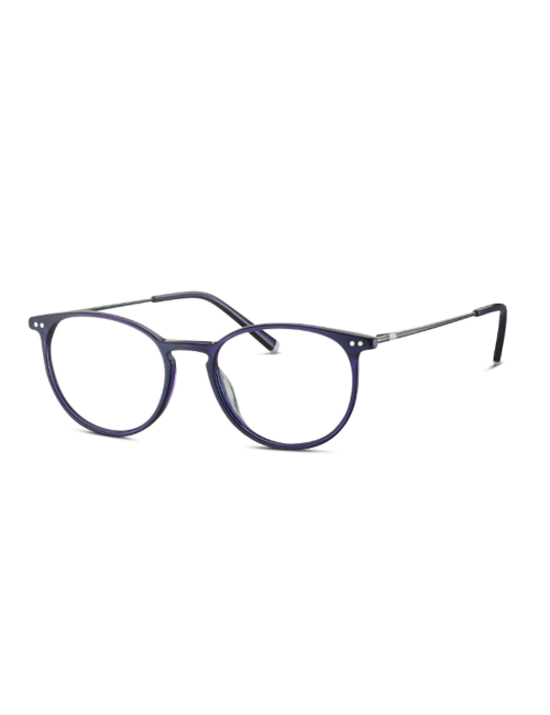 Humphrey's eyewear 581066 71 occhiali da vista rotondi in acetato blu scuro