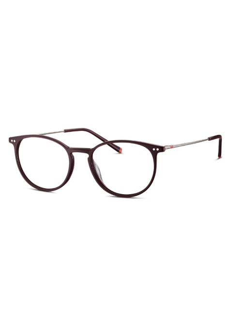 Humphrey's eyewear 581066 53 occhiali da vista rotondi in acetato bordeaux