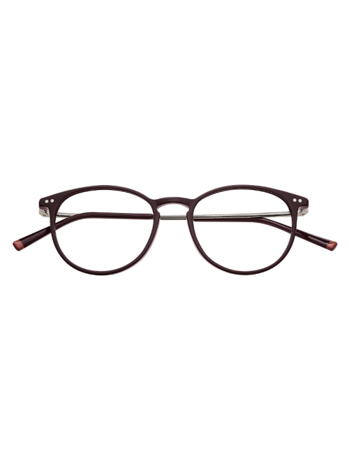 Humphrey's eyewear 581066 53 burgundy acetate round eyeglasses