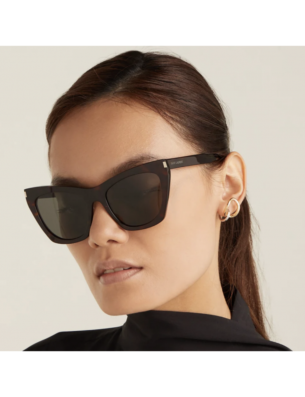Saint Laurent SL 214 KATE 006 Occhiale da sole donna cat eye -  Otticamauro.biz