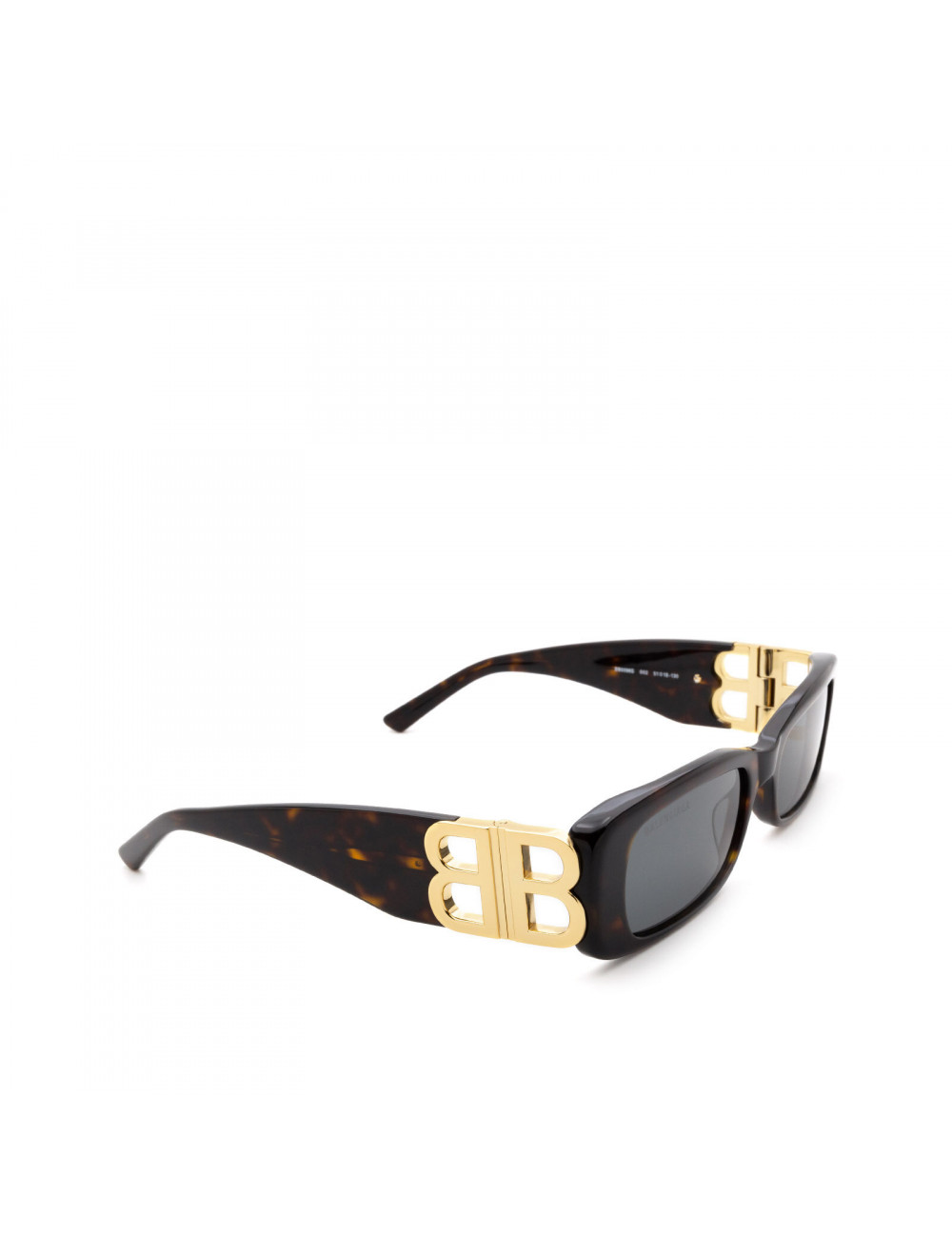 Balenciaga BB0096S 002 rectangular sunglasses with BB hinges - Ottica Mauro