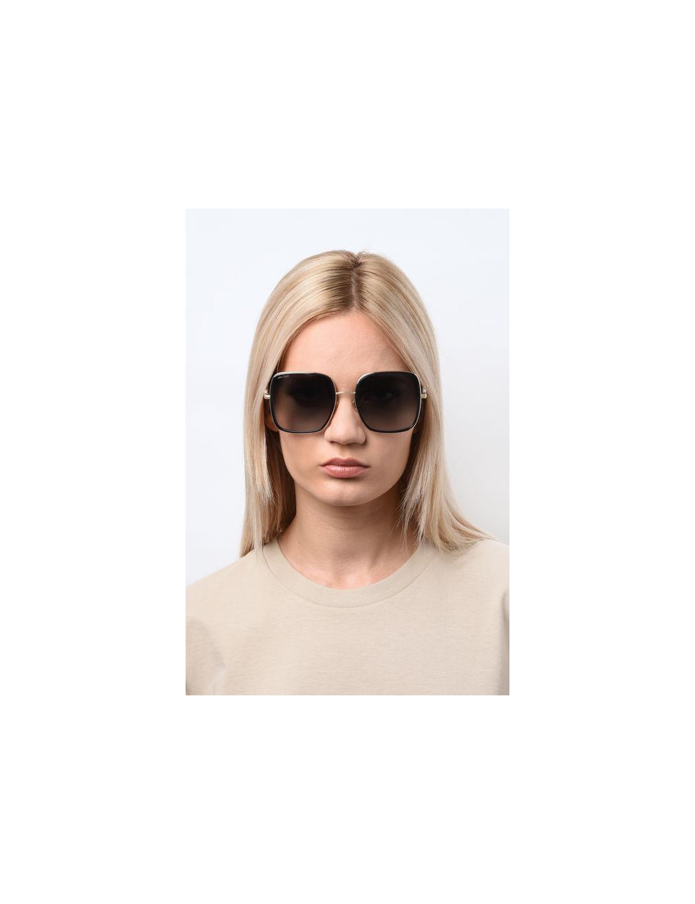 Jimmy Choo Jayla Women’s Sunglasses Jimmy Choo JAYLA/S 2F7 579O Unisex Gold Grey from WatchPilot main image 3