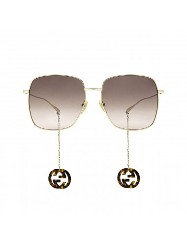 Gucci Square Metal Sunglasses