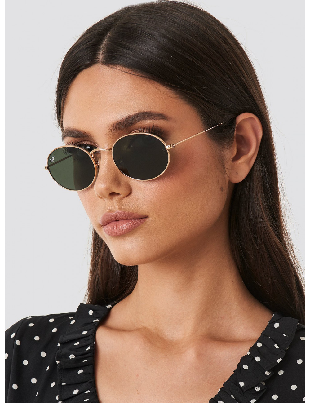 Ray Ban Oval RB1970 919631 unisex metal sunglasses – 