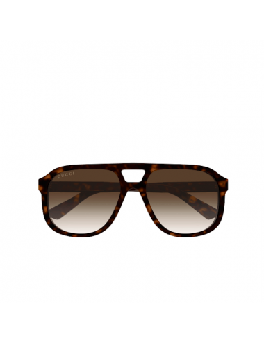 Gucci GG1188S Black Gold Aviator Sunglasses