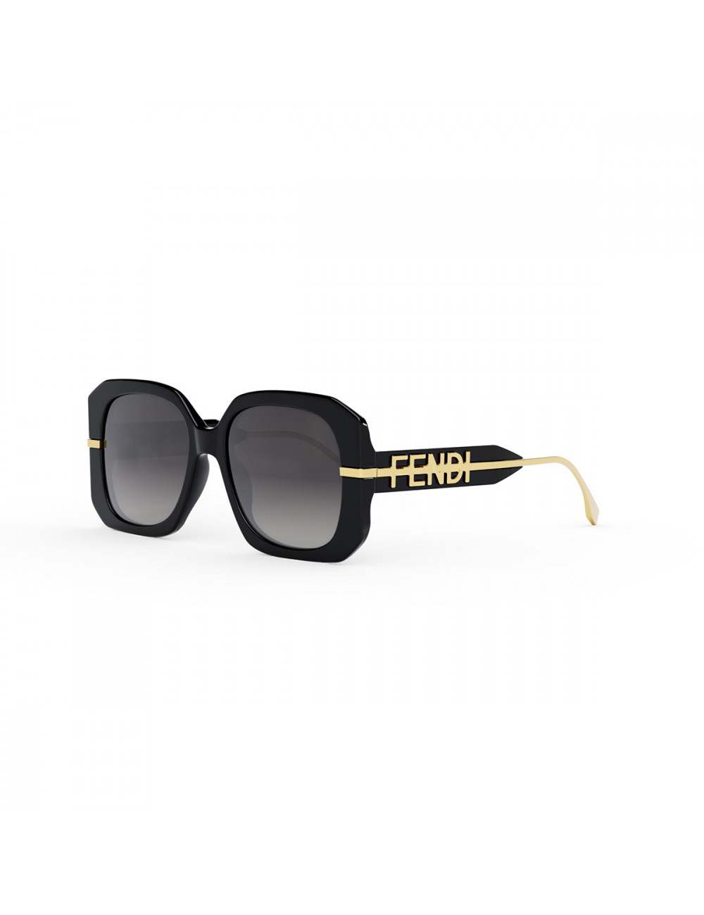 Fendi Eyewear, Square Acetate Sunglasses, Womens