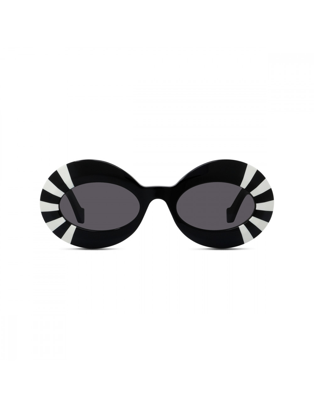 Loewe Black and White Bold Sunglasses LOEWE Fashion 144MM Mask Sunglasses | Saks Fifth Avenue main image 4