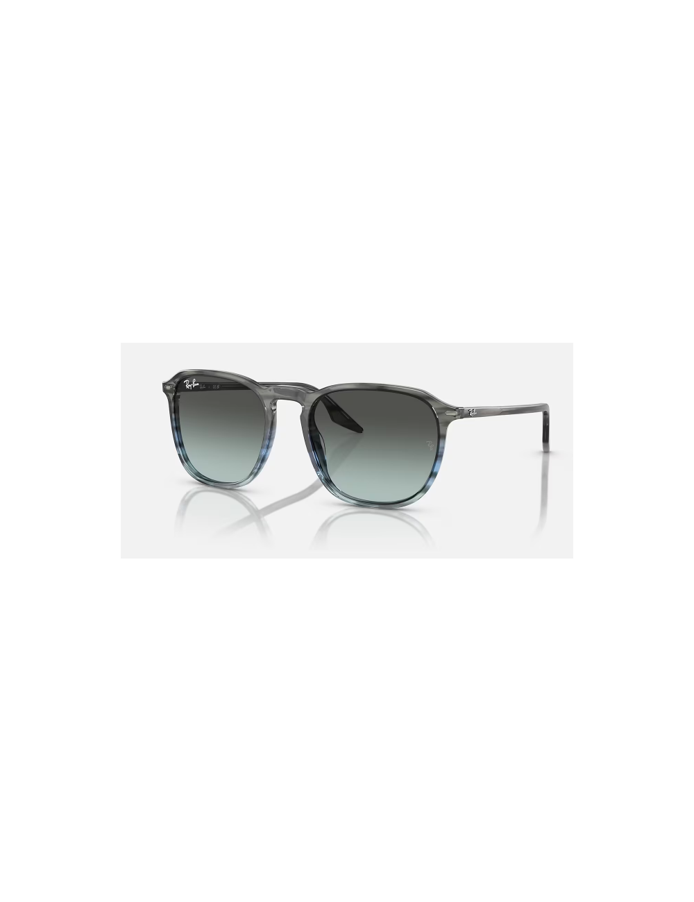 Ray-Ban Chris Sunglasses Black/Silver RB4187 631611